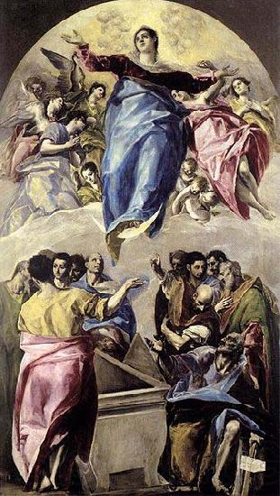 El Greco The Assumption of the Virgin Germany oil painting art